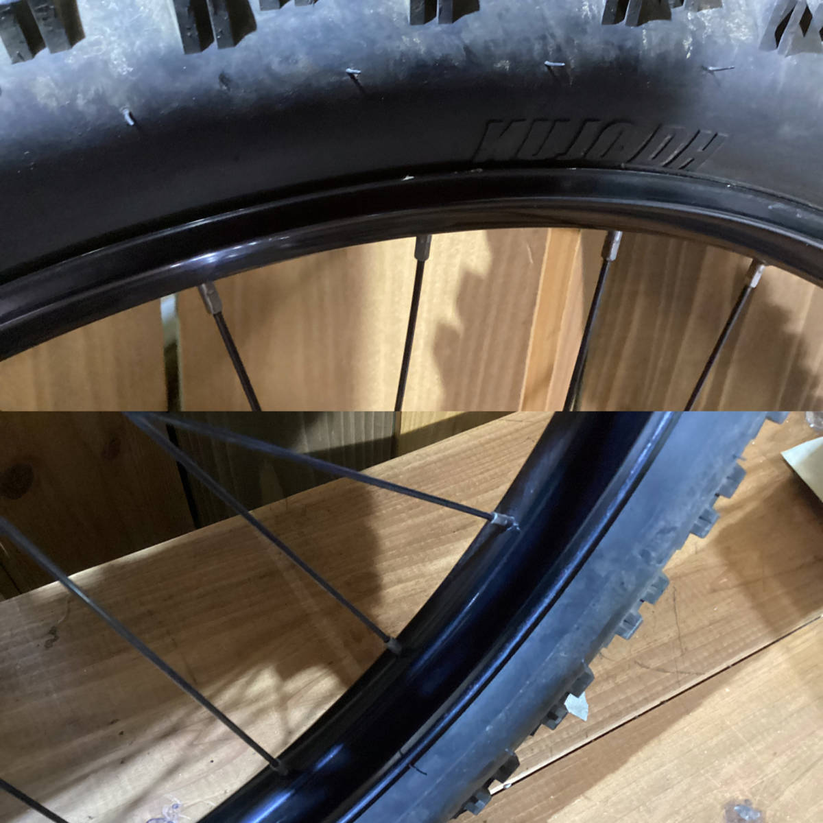 IRC×アラヤ ノンリークホイール 26インチ ダウンヒル IRC×アラヤ ノン