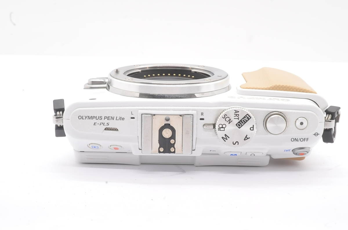 Olympus オリンパス E-PL5 White Body ボディ ミラーレス カメラ