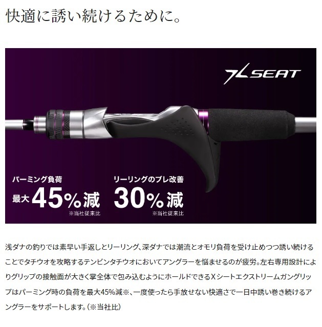 シマノ 22 サーベルマスター XR テンビン 73ML180 LEFT 左巻き用