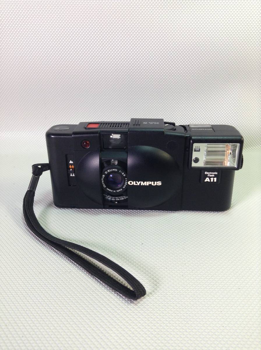 U705●OLYMPUS オリンパス コンパクトフィルムカメラ Electric Flash エレクトロフラッシュ XA2 A11