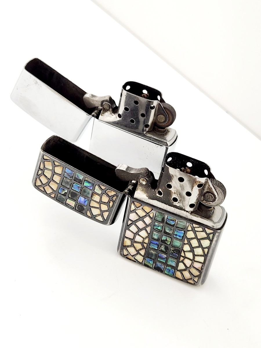 新作入荷，セール １円スタート ZIPPO ジッポ オイルライター2点 セット 着火未確認(Zippo)｜売買されたオークション情報、yahooの商品情報をアーカイブ公開 - オークファン Zippo