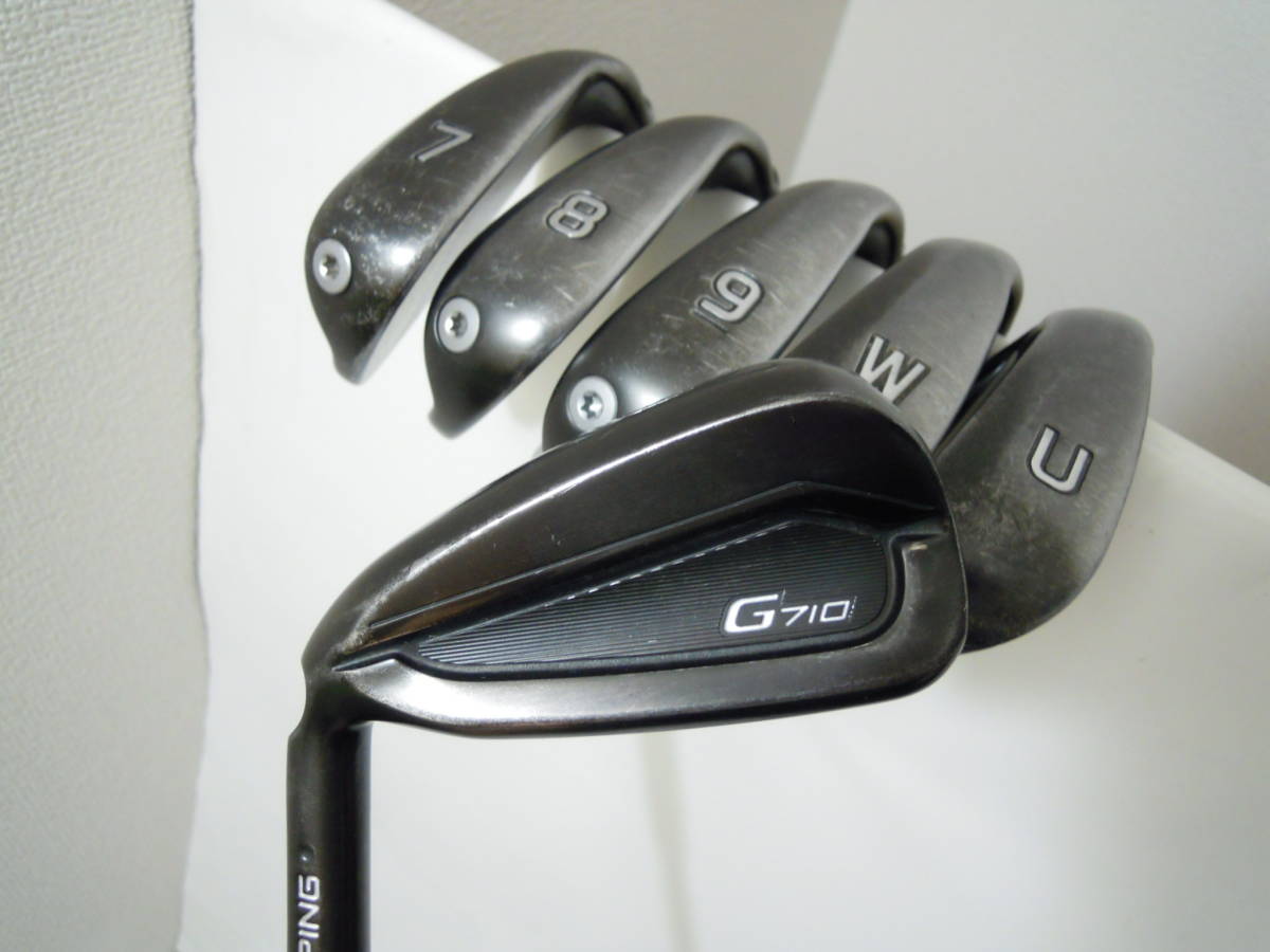 ピン(PING)★G710 ドット黒 #6～U(6本)★NS.PRO 950GH Neo R★左　レフティ