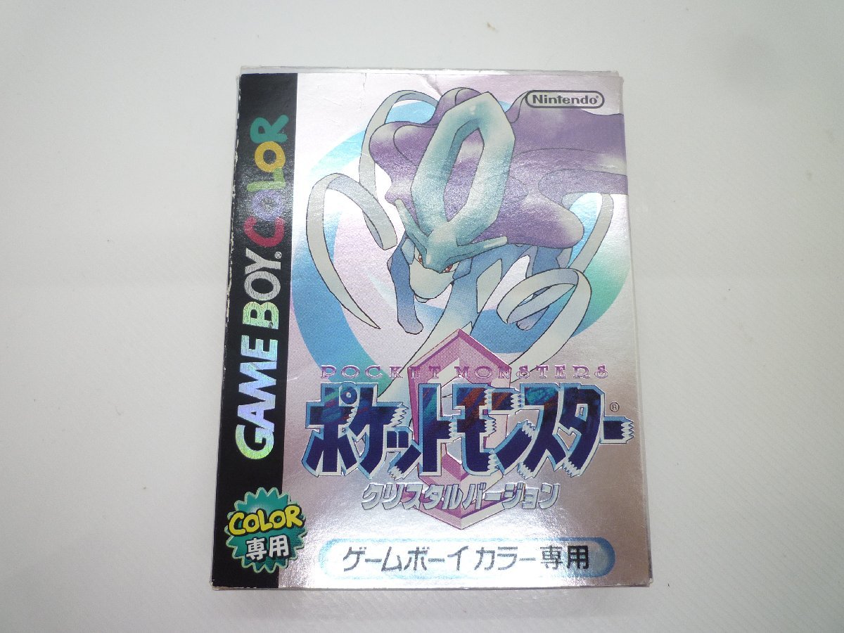中古】【1000円スタート】ポケットモンスター クリスタルバージョン 箱 