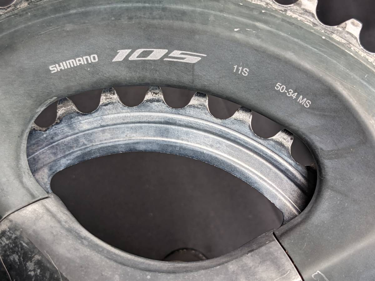 FC R7000 Shimano 105 シマノ 160㎜ 50 34t クランク FCA230824F 0 FC