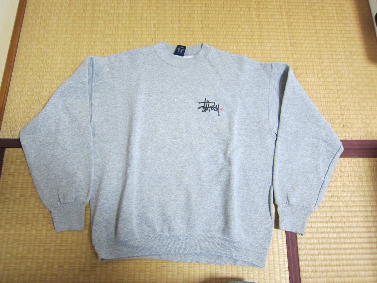 90s USA製 STUSSY ステューシー スウェット ビンテージ シャドーマン L