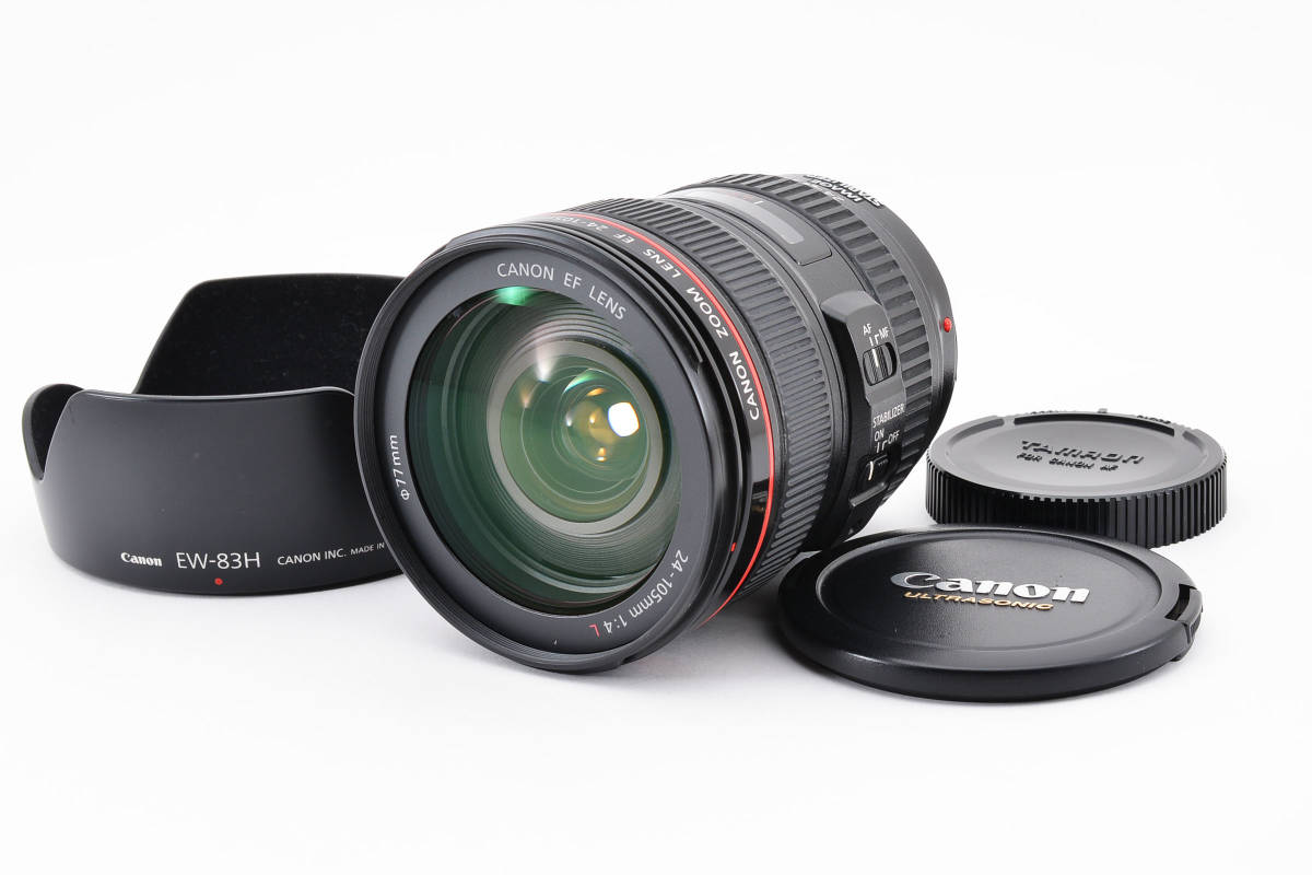 人気，新作 良品 キャノン CANON EF 24-105mm F4 L IS USM 付属品多数 1002#00062 #5298(キヤノン)｜売買されたオークション情報、yahooの商品情報をアーカイブ公開 - オークファン キヤノン