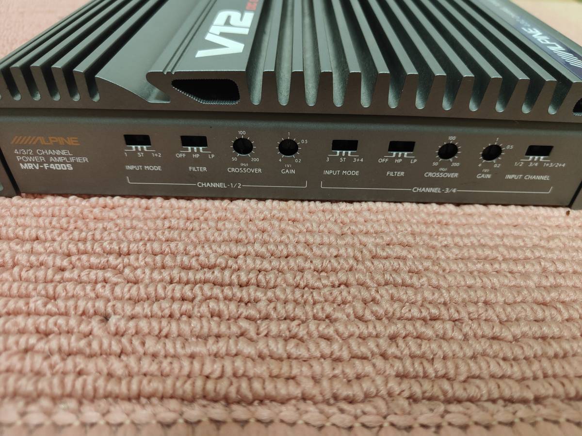 ALPINE パワーアンプ V12 アルパイン 4⁄3⁄2チャンネル - メルカリ V12
