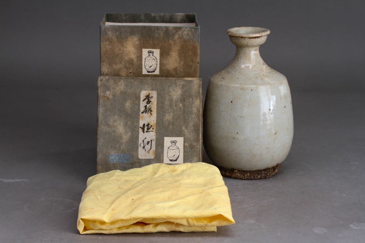 李朝 古陶 CE） 韓国 - 李 花入れ 民藝 数寄者 壺 算盤