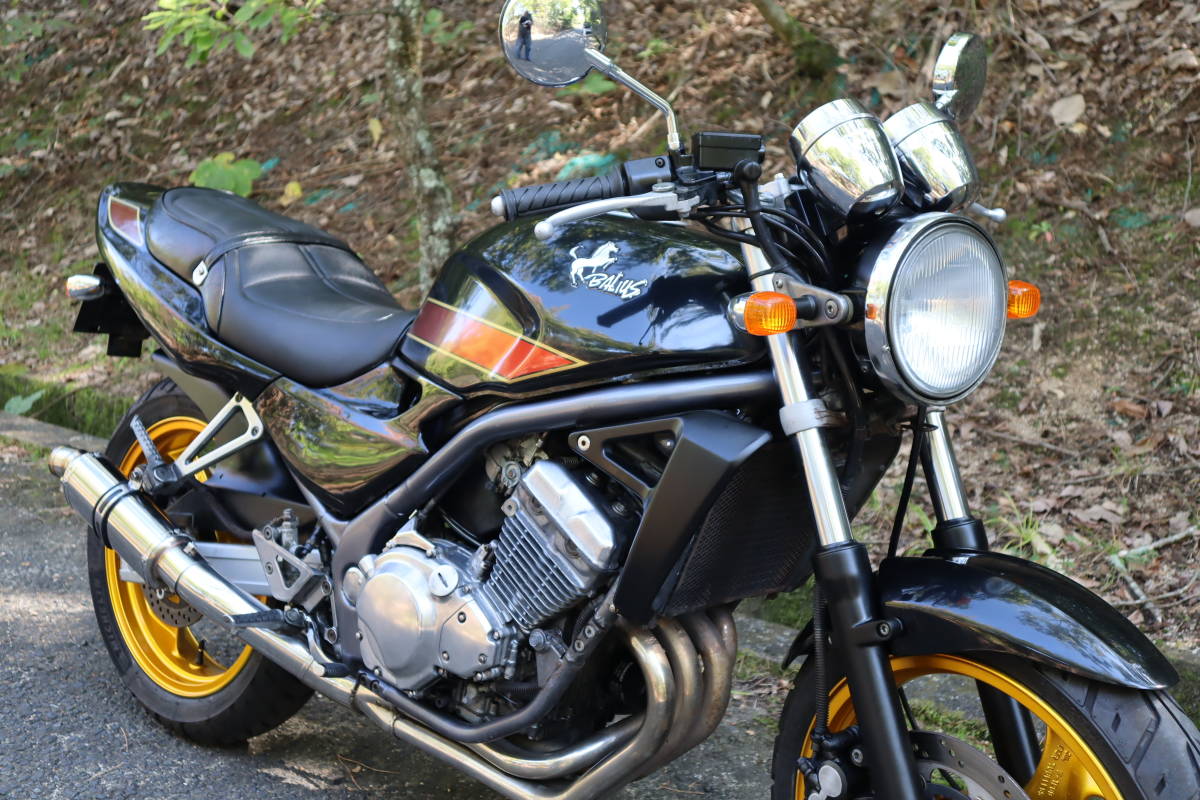 大人気，100%新品 バリオス☆規制前45馬力☆E4カラー☆タイヤほぼ新品