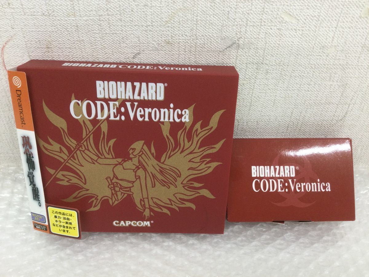 赤字超特価，豊富な 営FU329-60-M DCゲームソフト BIOHAZARD CODE Veronica バイオハザード コードベロニカ Dreamcast ドリームキャスト /特典 帯付きt(アクション)｜売買されたオークション情報、yahooの商品情報をアーカイブ ドリームキャスト