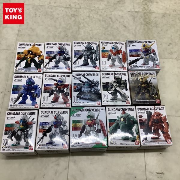 1円〜 未開封含 FW GUNDAM CONVERGE 145 ガンダムバルバトスルプス 79 ザクI スナイパータイプ 他