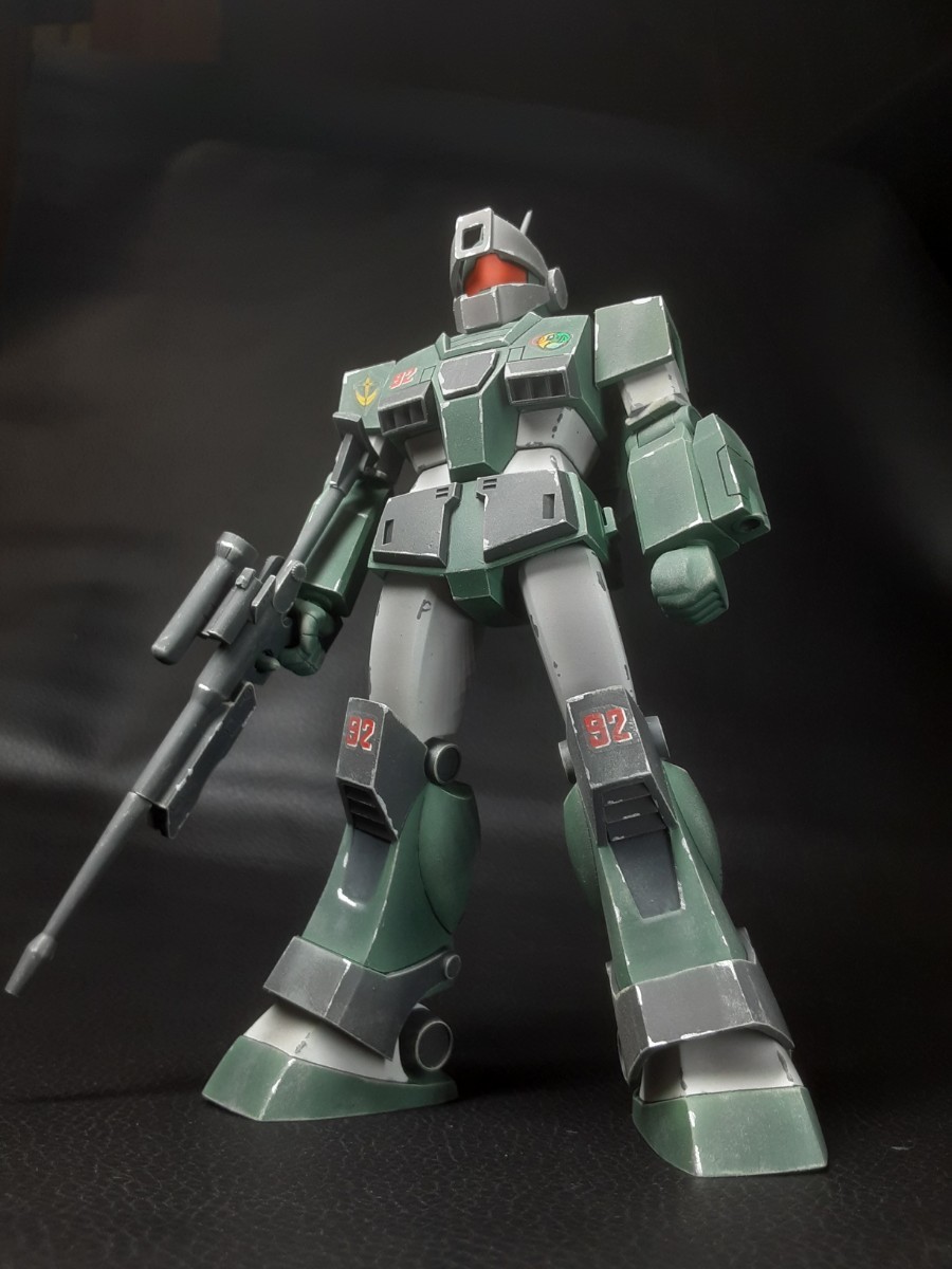 旧キット 旧キット 1/144 RGM-79 ジムスナイパーカスタム 塗装 改修