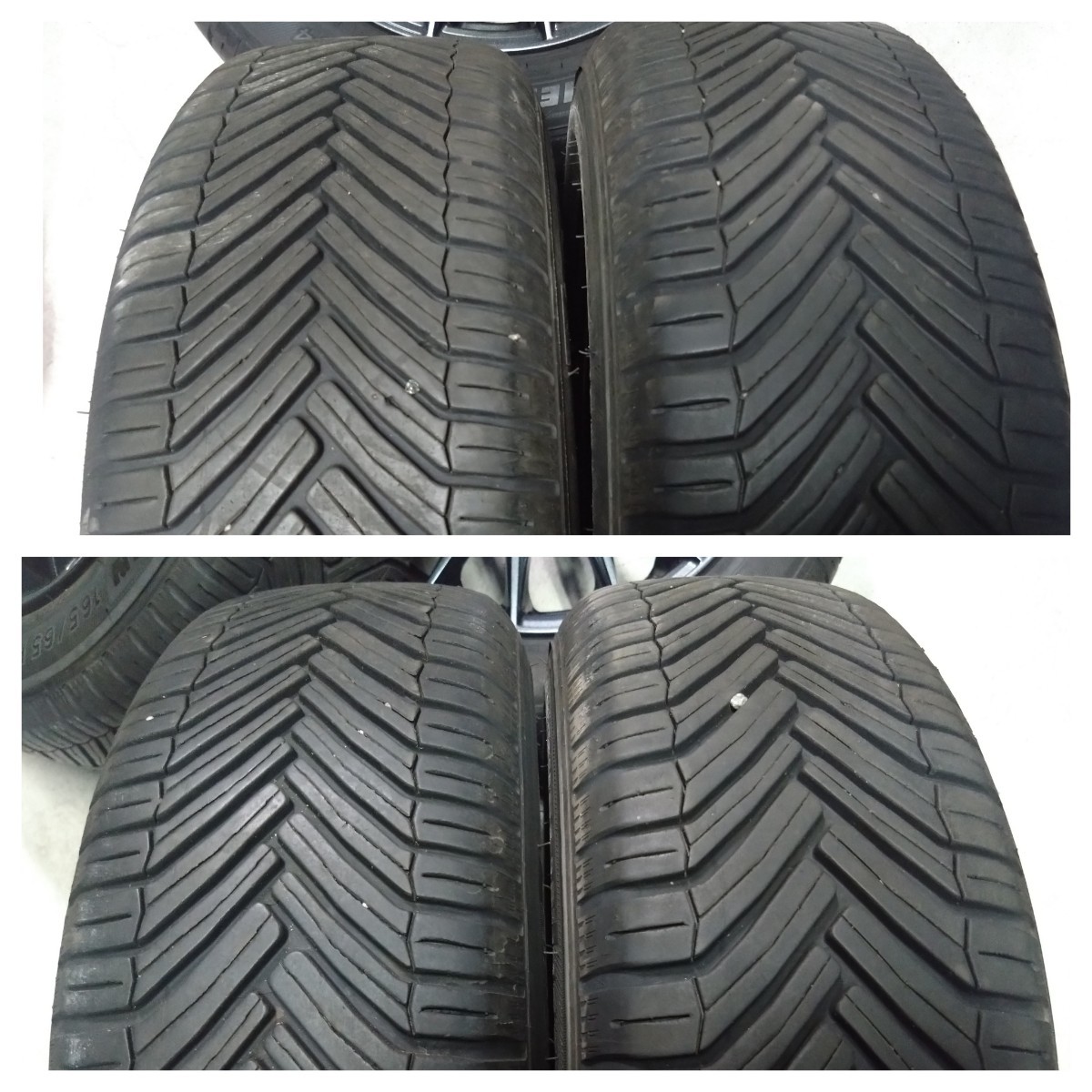 中古 165/65R14 ミシュランタイヤ クロスクライメイト オールシーズン