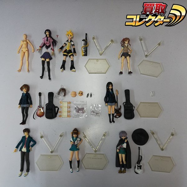 mT822a [難あり] figma まとめ けいおん！ 平沢唯 秋山澪 涼宮ハルヒ