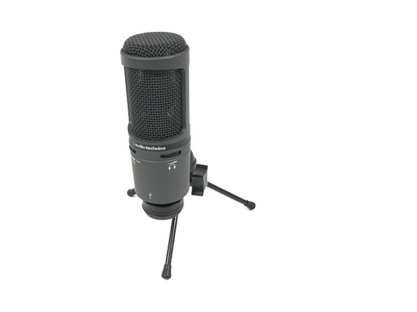 audio-technica AT2020USB+ コンデンサーマイク 音響 機材 レコーディング 中古 F8168542