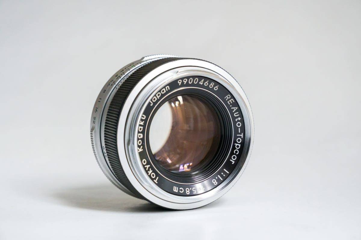 実用品】東京光学 RE， Auto-Topcor 5.8cm F1.8 EXAKTAマウントレンズ