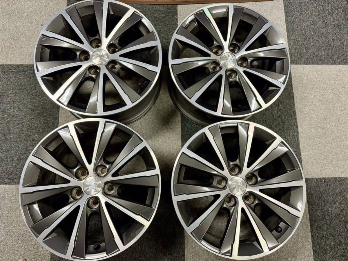 プジョー308純正アルミホイール 7J-16 108 5H