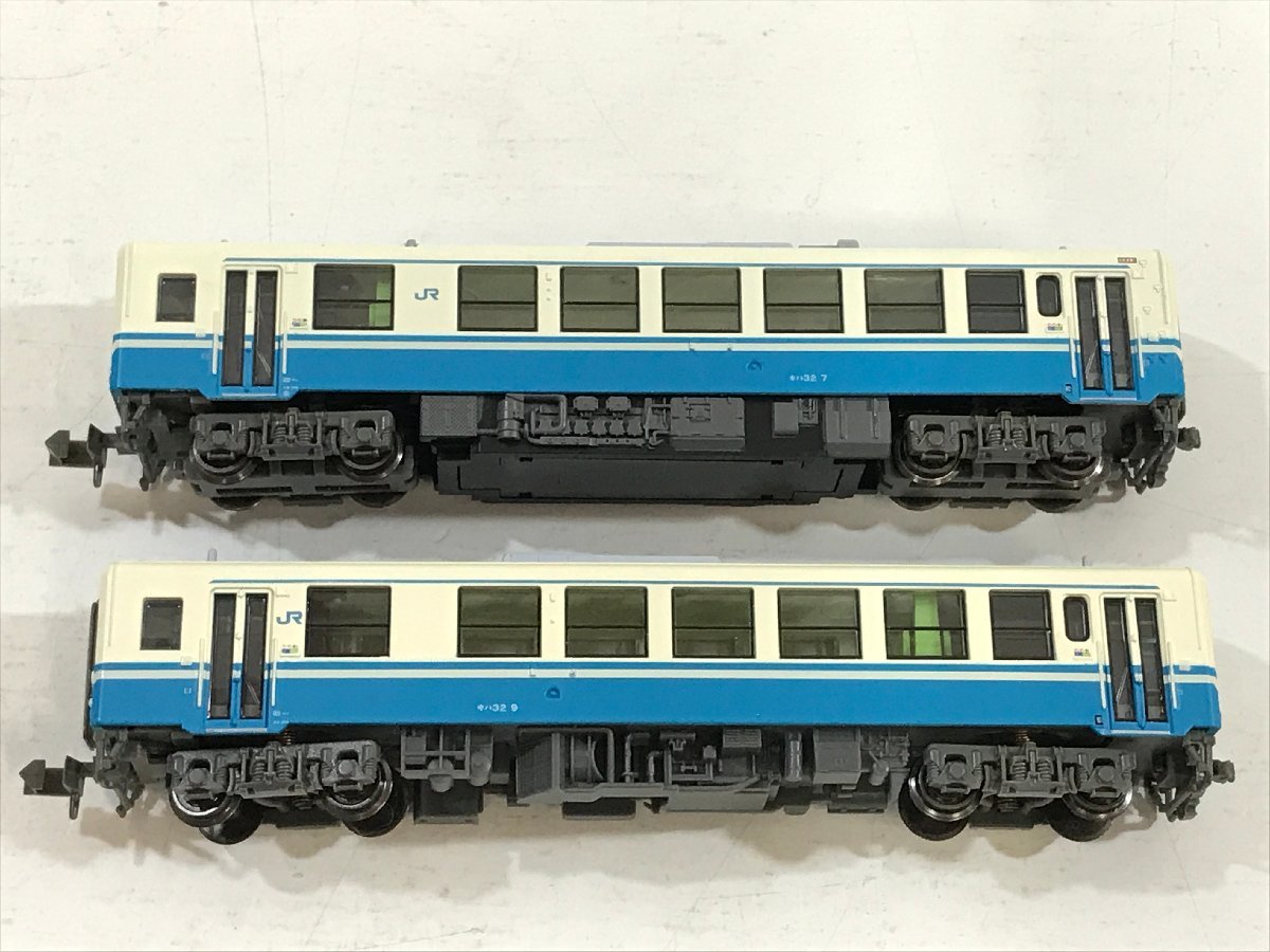 公式]鉄道模型(A7885キハ32 JR四国 丸型ライト スカート付 2両セット N