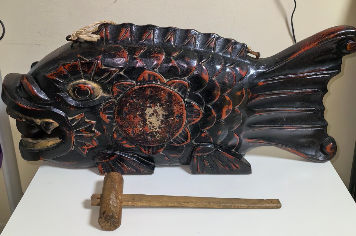 Yahoo!オークション - 0 魚板⁄木彫⁄魚鼓⁄仏教美術⁄古民