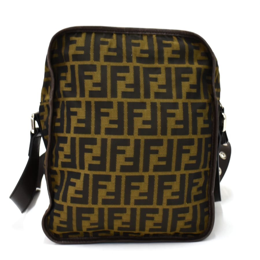 1円 □極美品□ FENDI フェンディ キャンバス×レザー ワンショルダー 