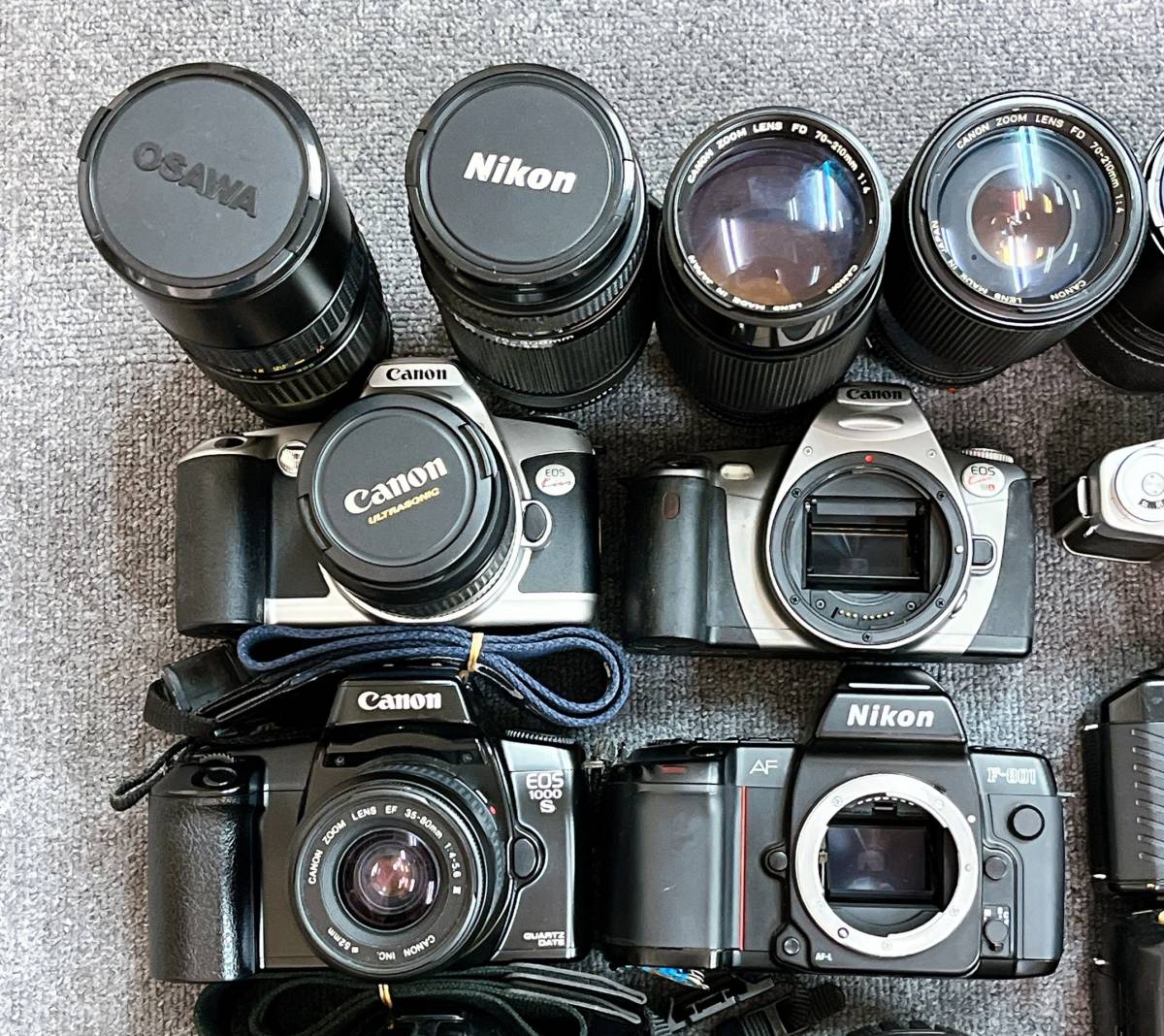 Canon ジャンク レンズ 大量 まとめ カメラ など Olympus Konica RICOH
