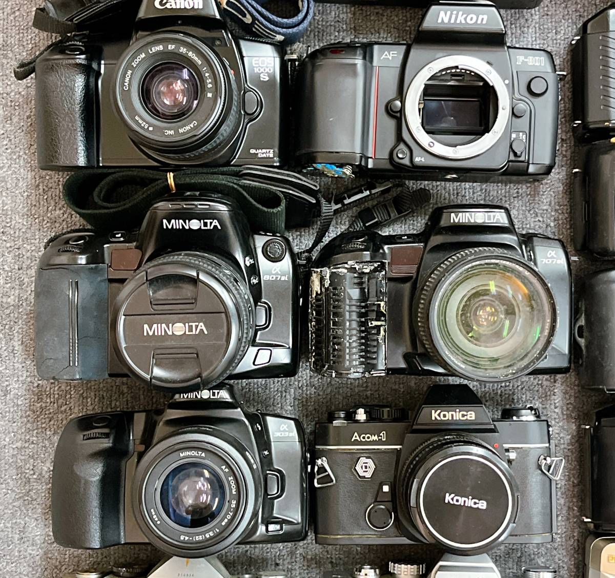 Canon ジャンク レンズ 大量 まとめ カメラ など Olympus Konica RICOH