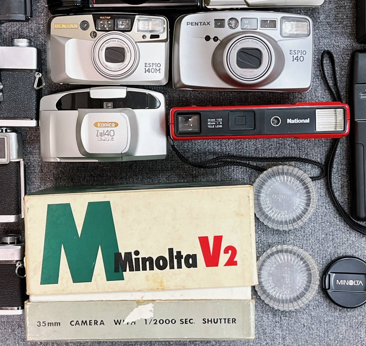 Canon ジャンク レンズ 大量 まとめ カメラ など Olympus Konica RICOH