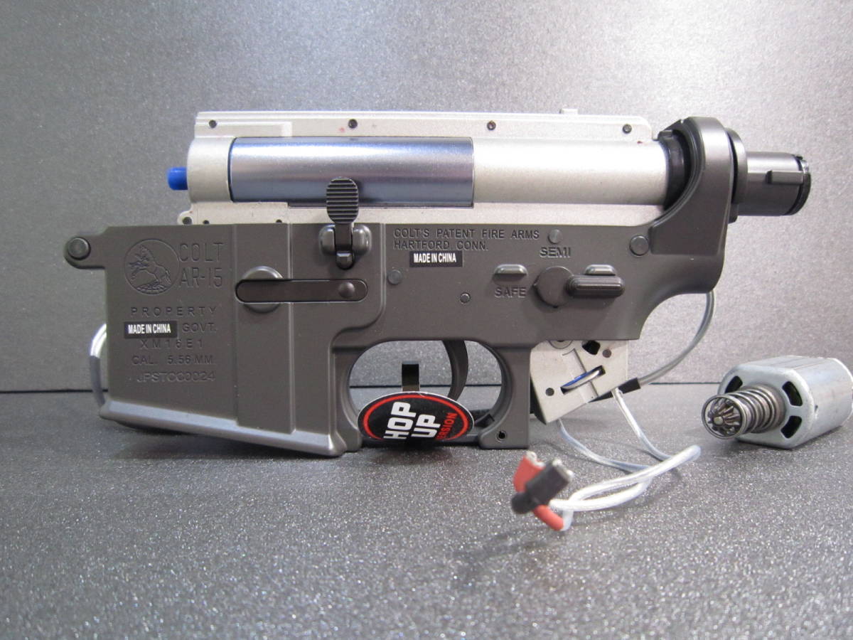【新品取り外し】●CYMA ETU XM16E1 電子トリガーメカボックス、メタルロアフレーム、モーターセット(A) M16A1 M16VN XM177