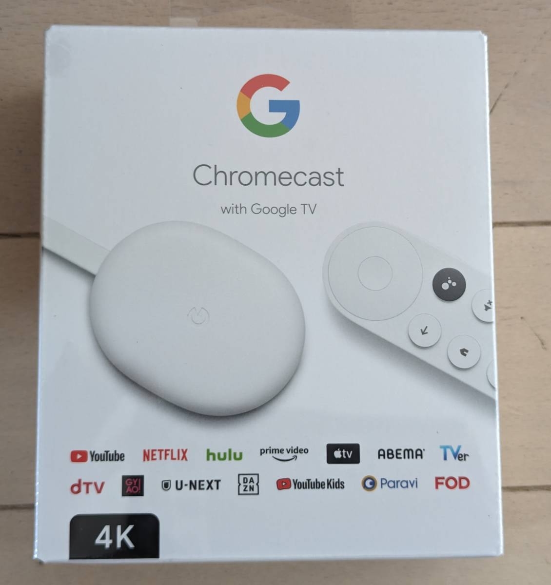 chromecast with google tv 4k Snow（白） 新品未開封 Google TV