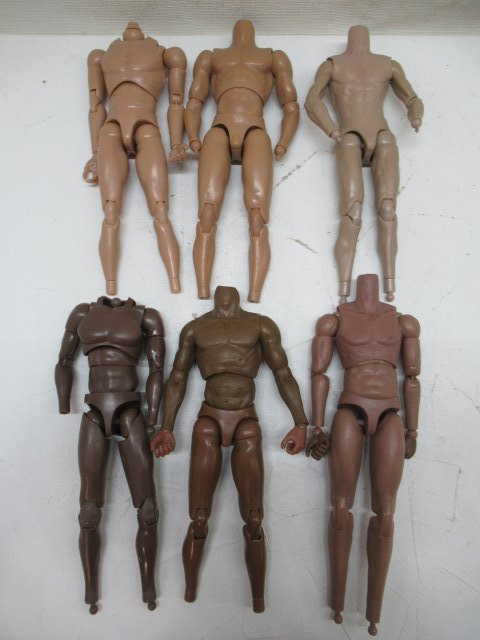 6体セット/1/6スケール★フィギュア素材 カスタムドール 男性 USED 86504★！！