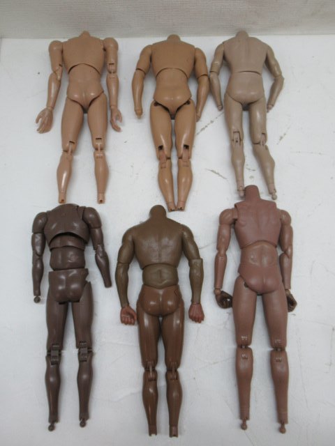 6体セット/1/6スケール★フィギュア素材 カスタムドール 男性 USED 86504★！！