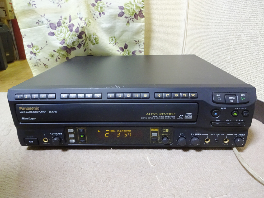 パイオニア☆CLD-K8V☆カラオケ対応LDプレーヤーメンテ修理済み動作