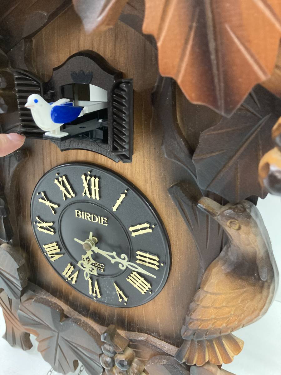 SEIKO BIRDIE PB305B 掛時計 鳩時計 クオーツクロック - メルカリ