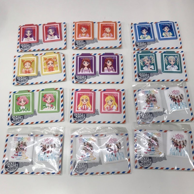 アイカツ ミュージックフェスタ ジャケットマグネット 星宮いちご あおい 美月 おとめ さくら ユリカ 蘭 231019SK910022