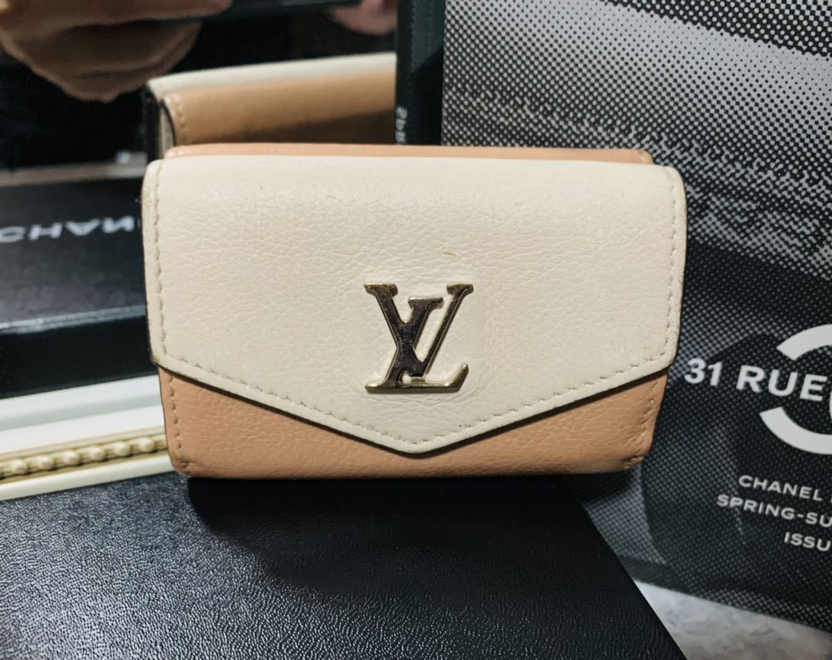 極美品　正規品　ルイヴィトン 3つ折り財布 ロックミー