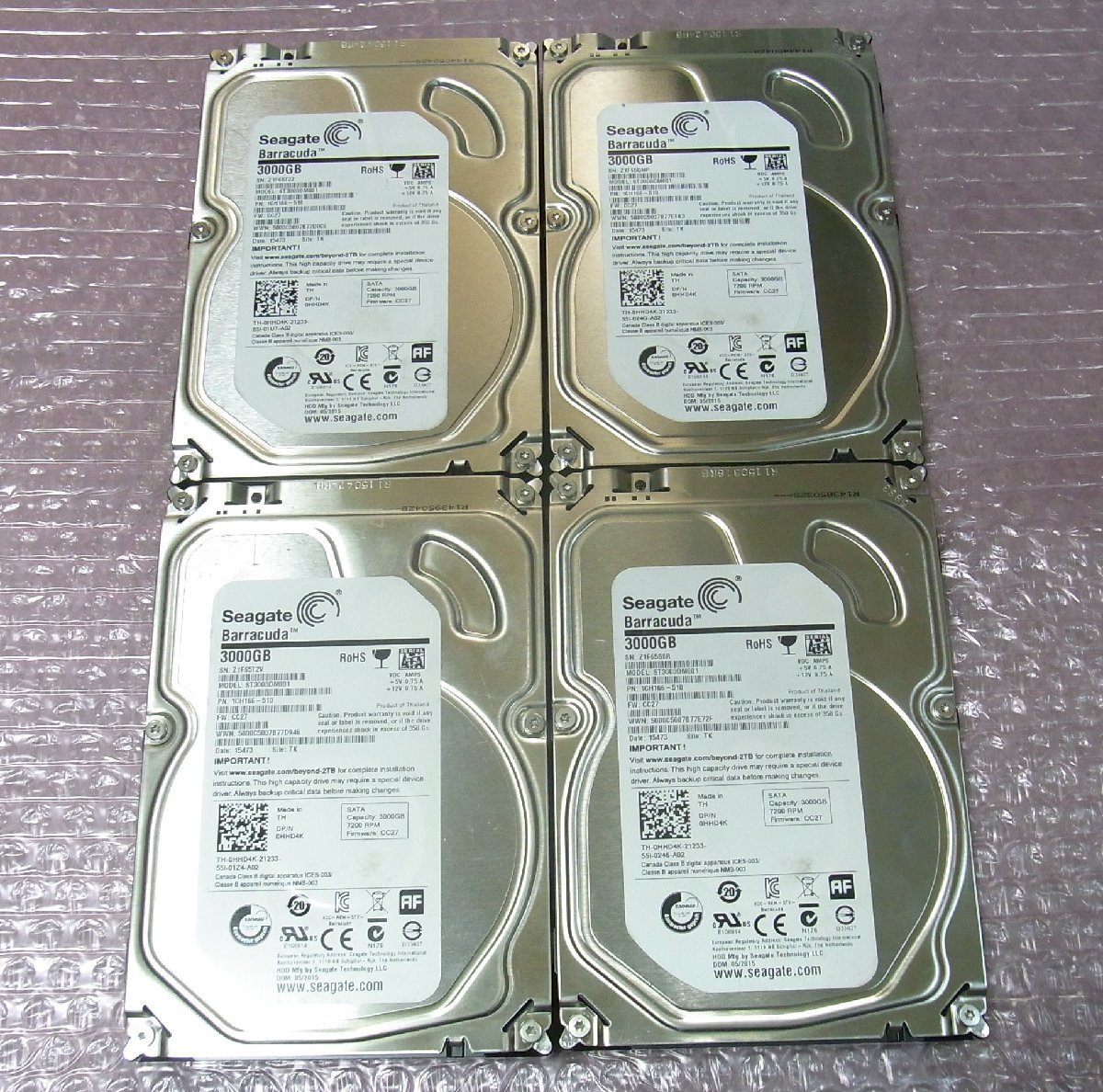 WD HDD 3台 11TB 正常判定 WD Black 6TB Red 3TB