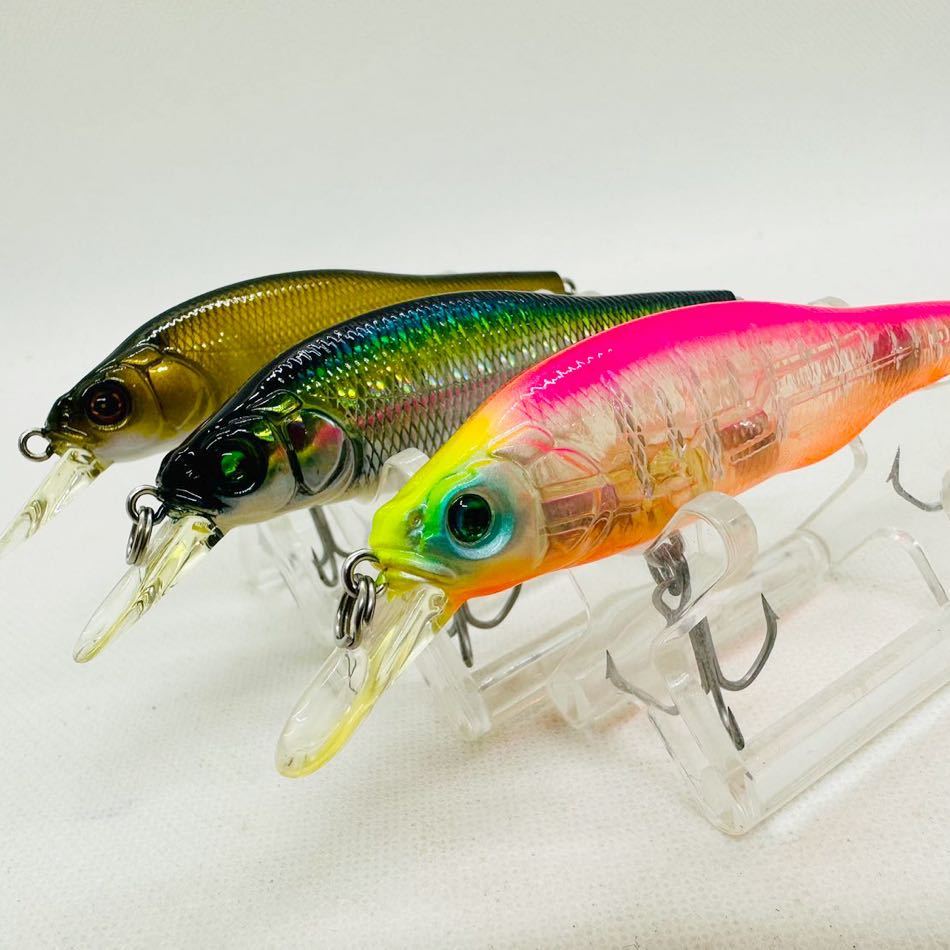送料無料・美品『メガバス X-80 SW (S) 3個セット』Megabass X80 ソルトウォーター シンキング ミノー ハチマル