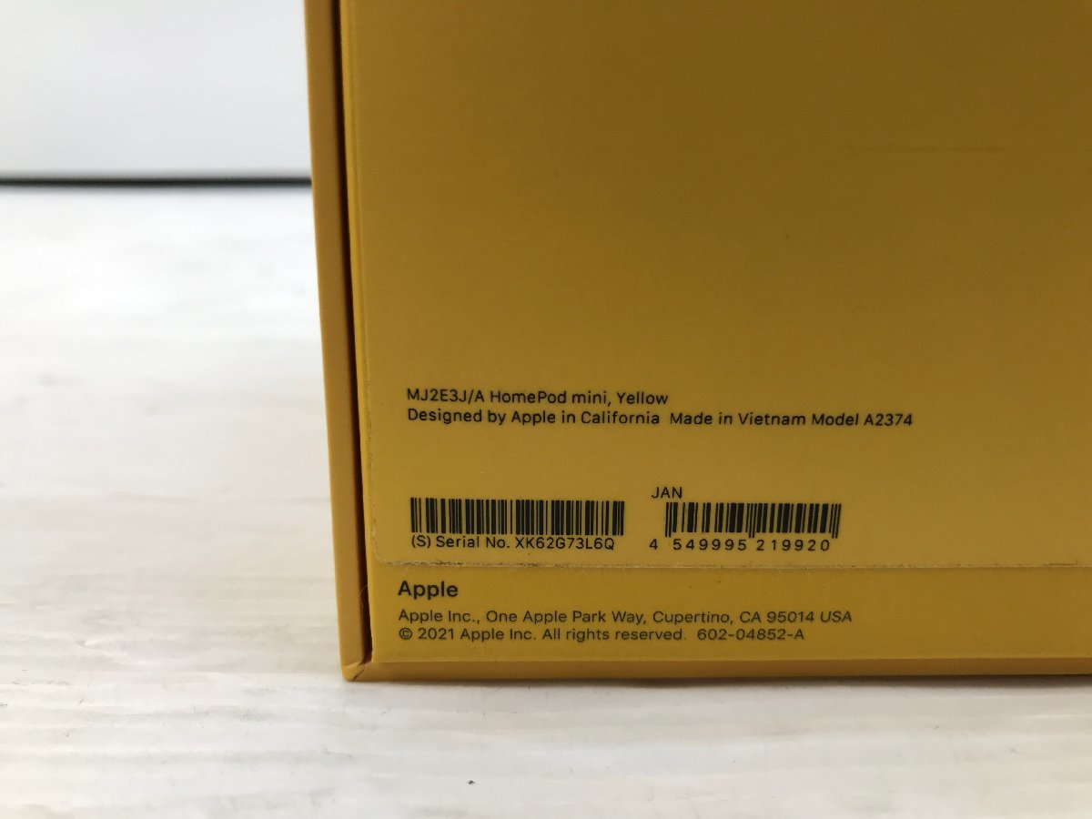 美品 Apple アップル HomePod mini MJ2E3J/A Bluetooth対応 フルレンジ