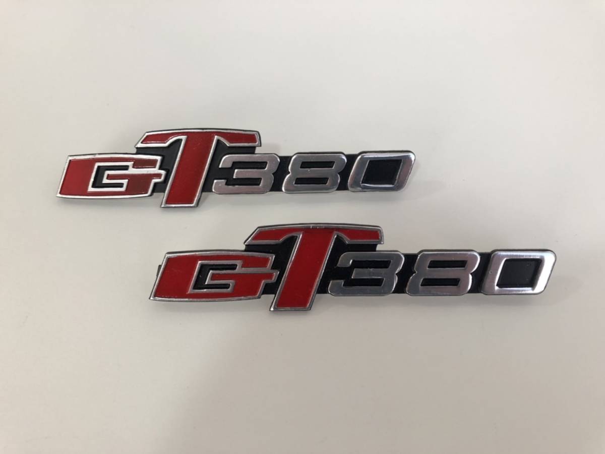 GT380用 サイドカバーエンブレム 金属製 検索 スズキ カスタム 