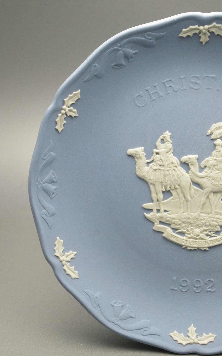 A786 WEDGWOOD ウェッジウッド 1992 ジャスパー クリスマス プレート