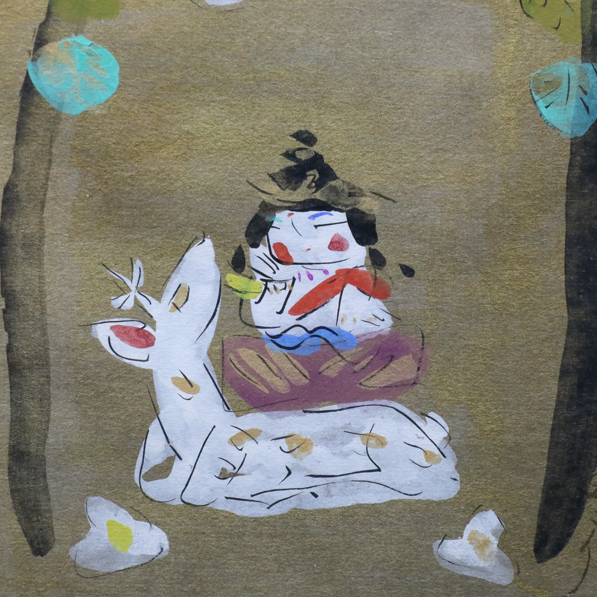 水彩 渡辺俊明 作 「たったひとつのいのちだもの 大事にだいじにいたし