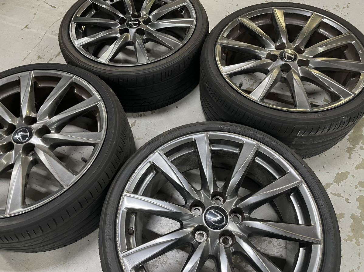 ☆LEXUS IS F 純正OP BBS製 19インチ 8J＋45 9J＋55 PCD114.3 5H 4本
