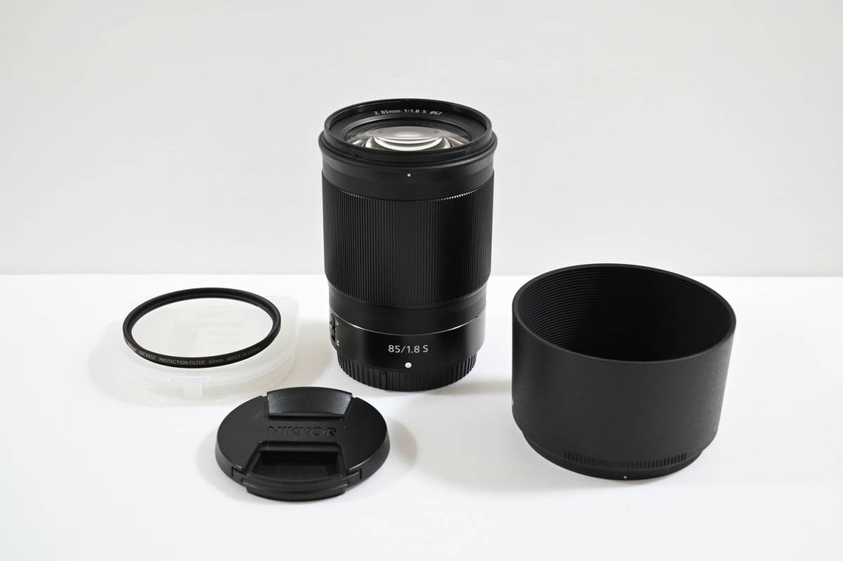 中古美品】 Nikon NIKKOR Z 85mm F1.8 S フィルター付き Z 85mm S