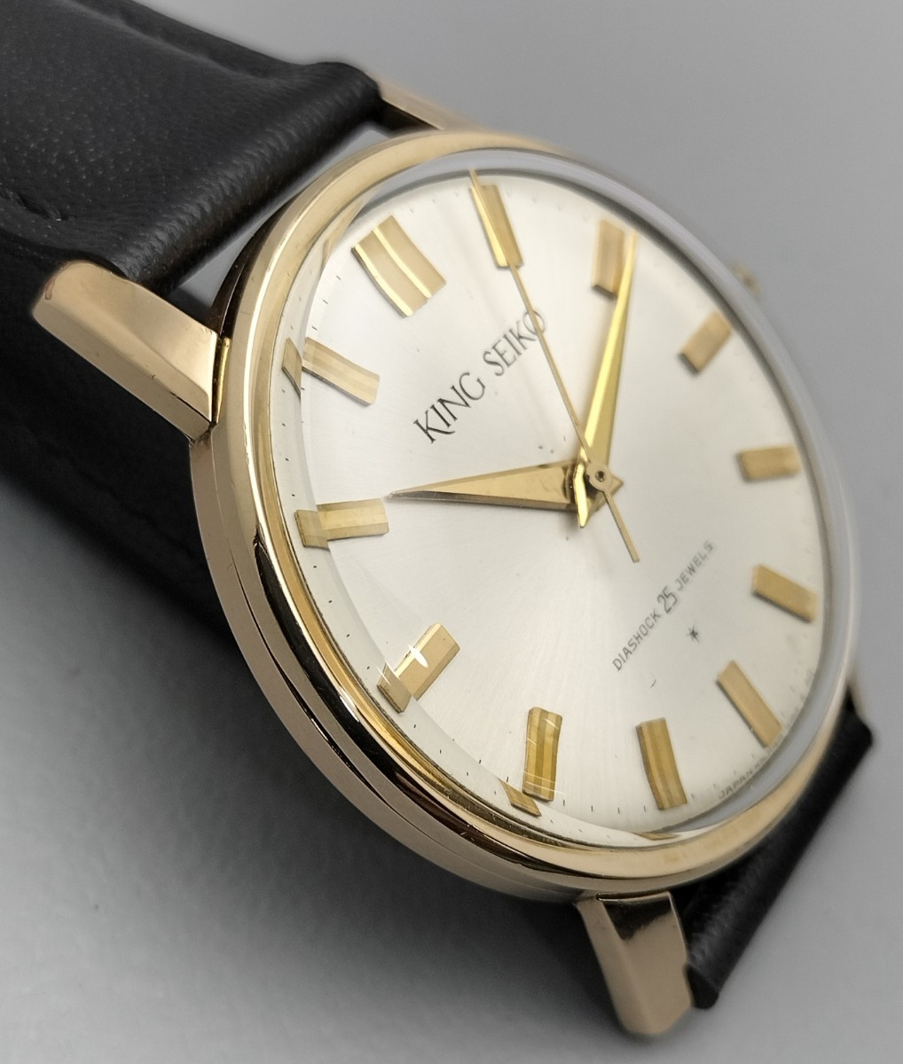 ☆専用です☆ キングセイコー 1st 15034 14K金張り SD文字盤 25石 手巻 OH済