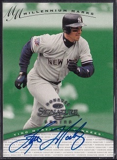 Tino Martinez 1997 DONRUSS SIGNATURE オートグラフ 直筆サインカード