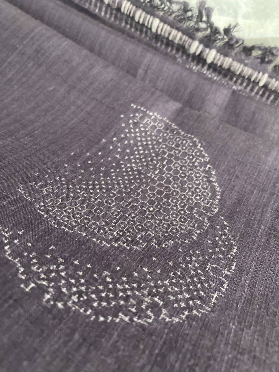 本場結城紬　地機　箱保管品