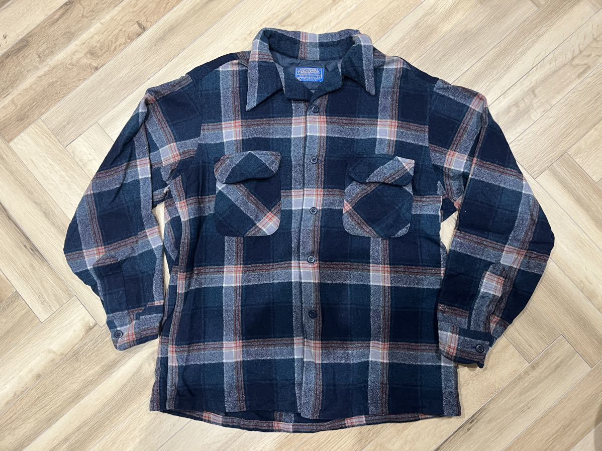 80s~ USA製 PENDLETON ビッグ サイズ 44 XL~ ウール ジャケット コート
