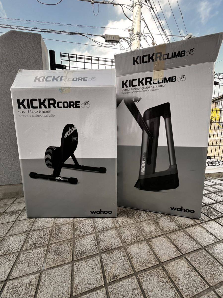 数量限定，本物保証 Wahoo Kickr Core & CLIMB セット(トレーニング機器)｜売買されたオークション情報、yahooの商品情報をアーカイブ公開 - オークファン トレーニング機器