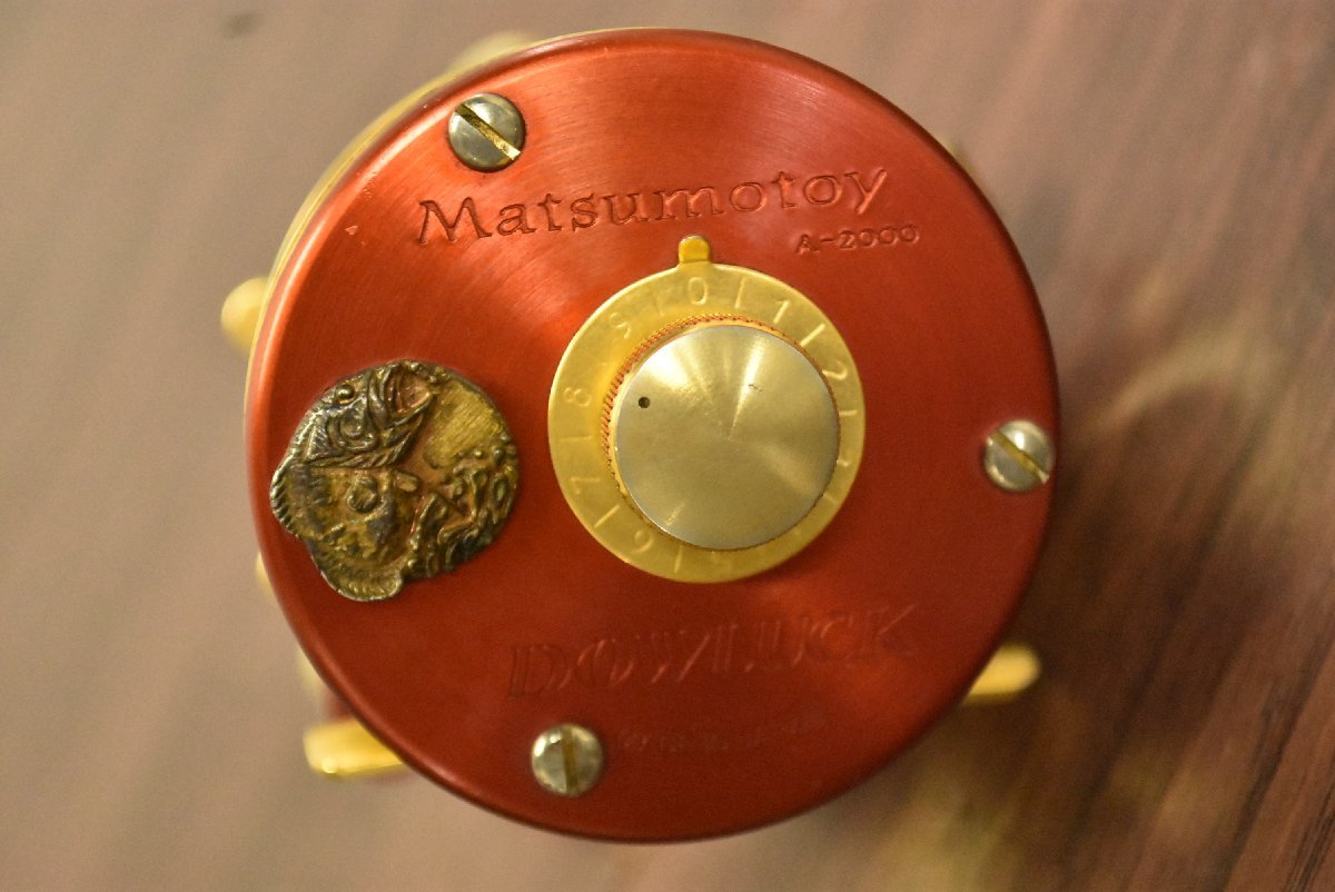 道楽 Dowluck マツモトーイ A-2000 ブルー 程度良好品】道楽 マツモトーイ A-2000 DOWLUCK MATSUMOTOY REEL