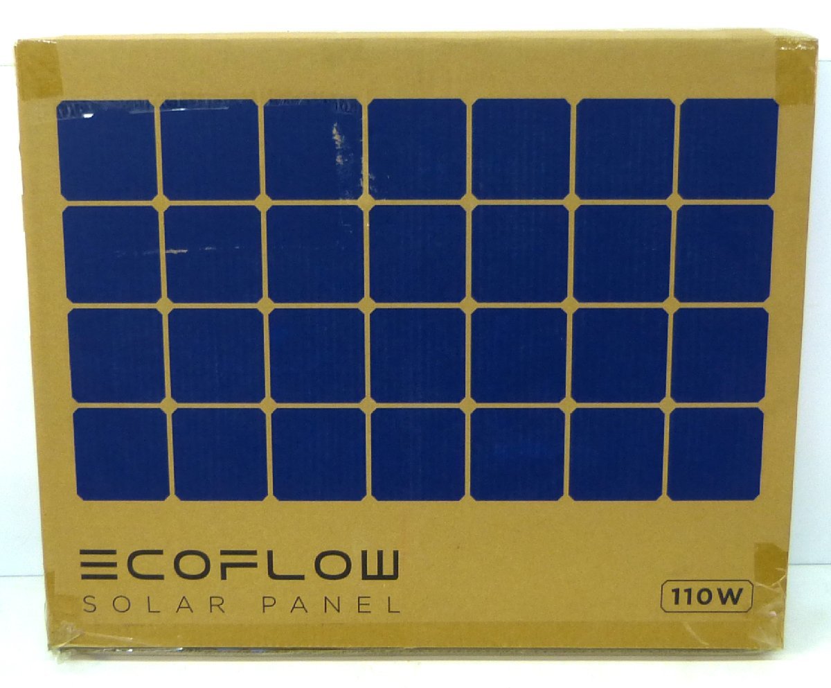 ☆ECOFLOW エコフロー ソーラーパネル EFSOLAR110N 110w【EF-Flex-110C